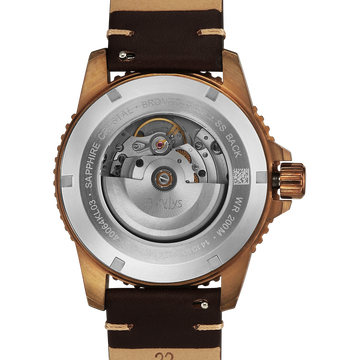 Xylys Swiss Automatic Brown Dial Brown Leather Strap Watch For Men