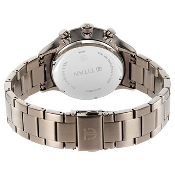 Titan Urban Magic Brown Dial Multial Stainless Steel Strap watch for Men