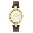Titan Raga Viva Champagne Dial Analog Leather Strap Watch for Women - image number 0