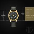 Titan Lagan Black Dial Analog Leather Strap Watch for Men - image number 2