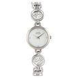 Titan Quartz Analog Blue Dial Metal Strap Watch for Women