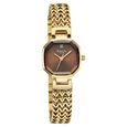 Titan Raga Ascendo Quartz Analog Brown Shaped Octogonal Dial Golden Stainless Steel Strap watch For Women - image number 0