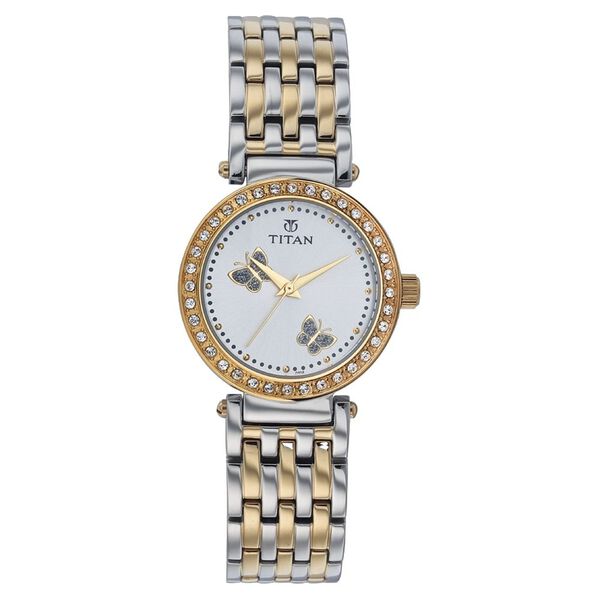 Titan Quartz Analog White Dial Watch for Women - image number 0