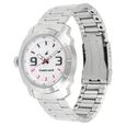 Fastrack Loopholes Quartz Analog White Dial Stainless Steel Strap Watch for Guys - image number 1