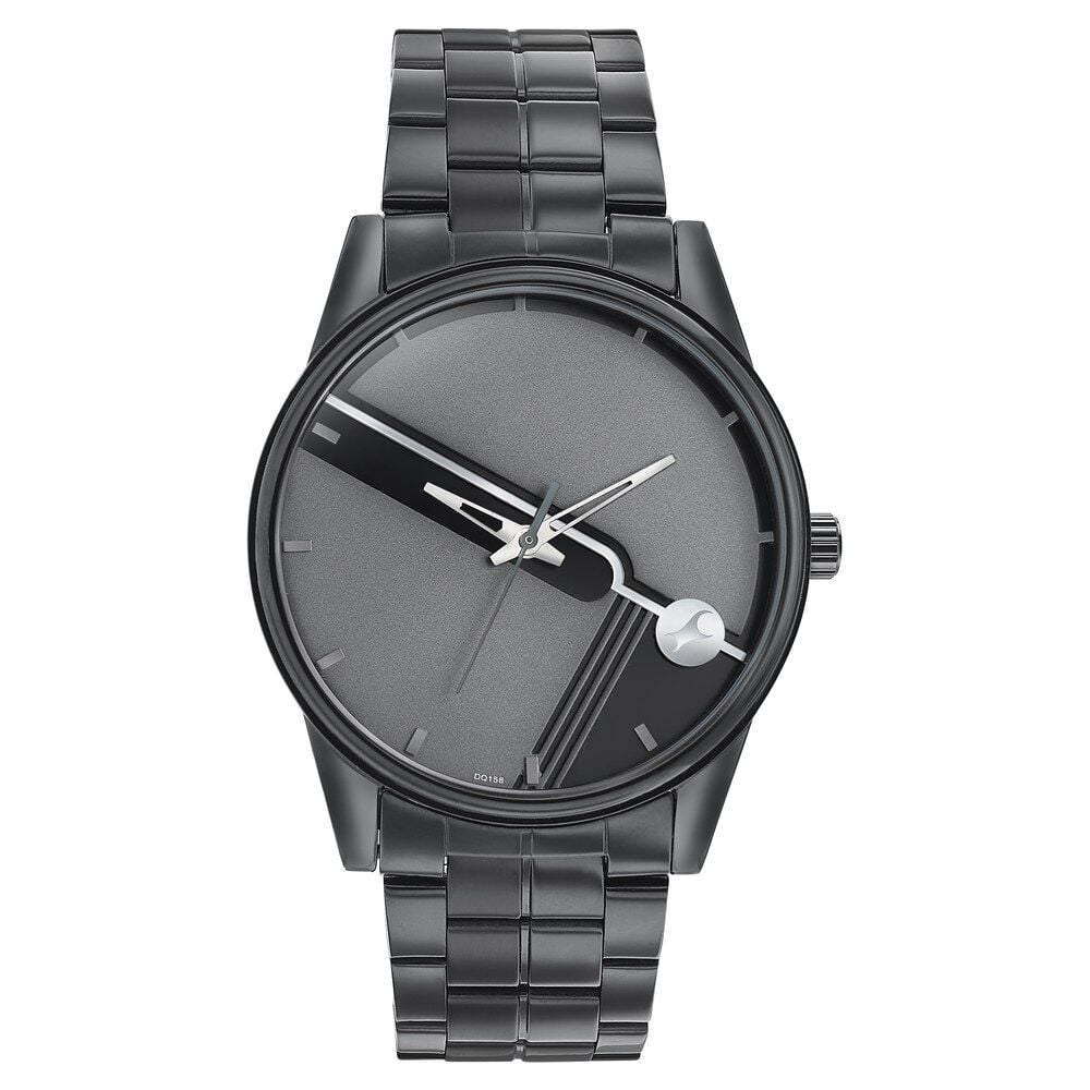 Buy Online Fastrack Stunners Quartz Analog Grey Dial Stainless Steel Strap Watch for Guys 3305nm02 p Titan