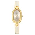 Vyb Diva By Fastrack Quartz Analog Pink Dial Rose Gold Metal With Enamel Fill Strap Watch For Girls