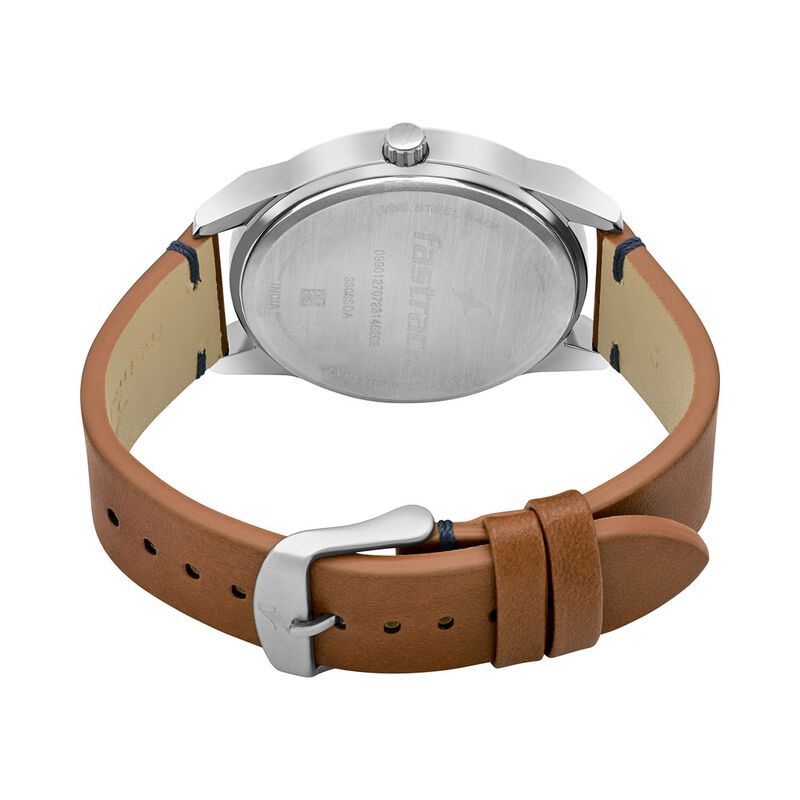 Buy Online Fastrack Stunners Quartz Analog Blue dial Leather Strap ...