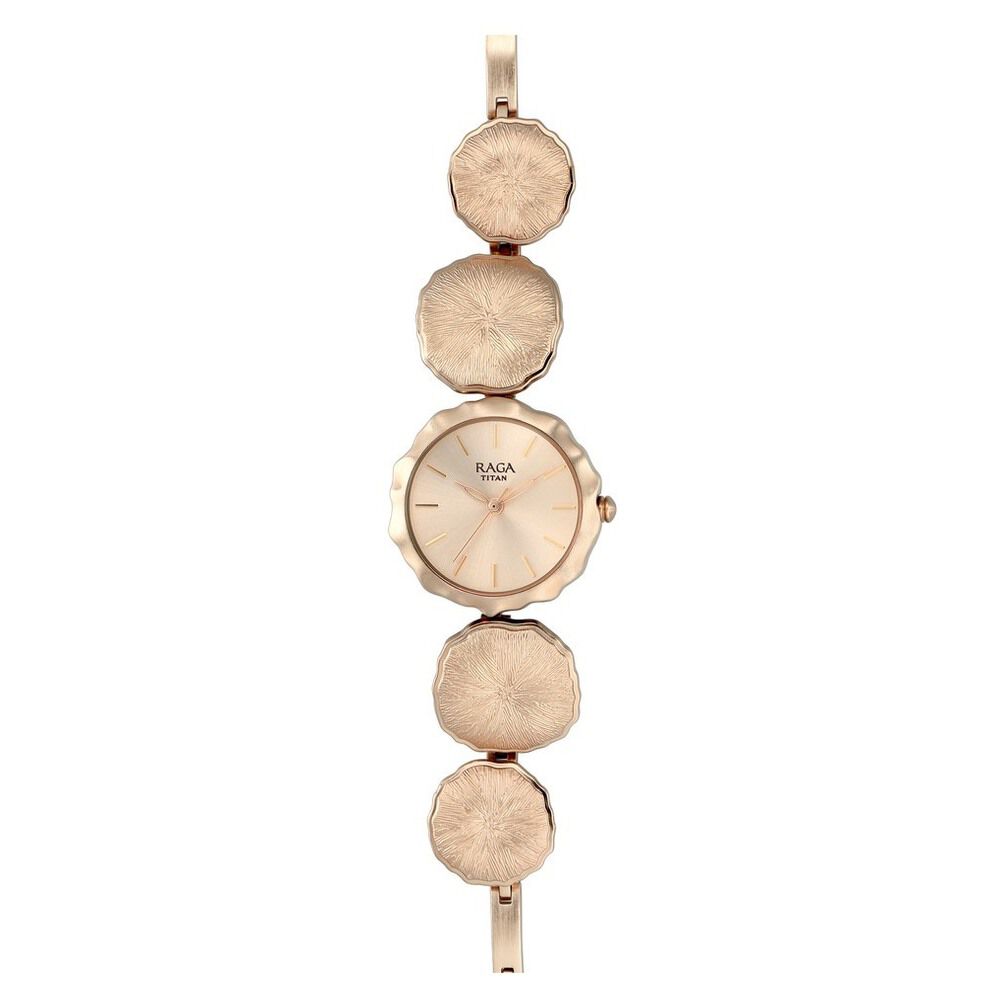 Buy Online Titan Raga I Am Maroon Dial Women Watch With Metal
