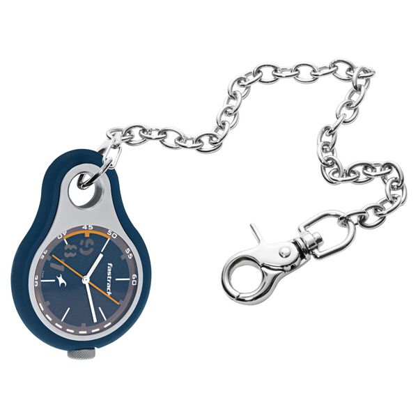 Fastrack Quartz Analog Blue Dial Metal Strap Watch for Guys - image number 0