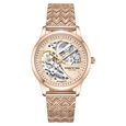 Kenneth Cole Automatic Rose Gold Round Dial Rose Gold Stainless Steel Strap Watch For Women - image number 0