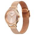 Titan Purple Superheads Quartz Analog Rose Gold Dial Rose Gold Stainless Steel Strap Watch For Women - image number 2