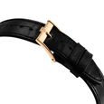 Titan Edge Quartz Analog White Dial Black Leather Strap Watch For Men - image number 4