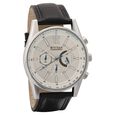 Titan Analog with Date Black Dial Leather Strap watch for Men
