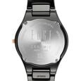 Edge Tessel Quartz Analog Black Dial Black Ceramic Strap Watch For Women - image number 6