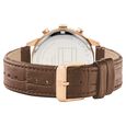Tommy Hilfiger Blue Dial Brown Colour Leather Strap Watch for Men - image number 2