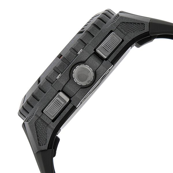 SF Quartz Analog Digital Grey Dial Plastic Strap Watch for Men - image number 2