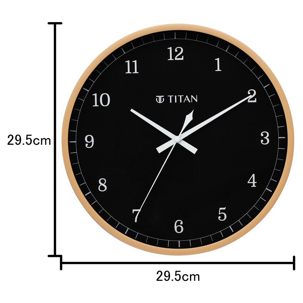 Titan silent wall clock top