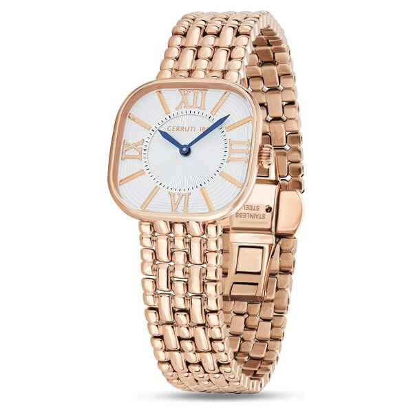 Cerruti 1881 Quartz Analog Off White Dial Stainless Steel Strap Watch for Women - image number 1