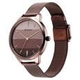 Titan Purple Glam It Up Quartz Analog Multicoloured Dial Brown Stainless Steel Strap Watch For Women - image number 2