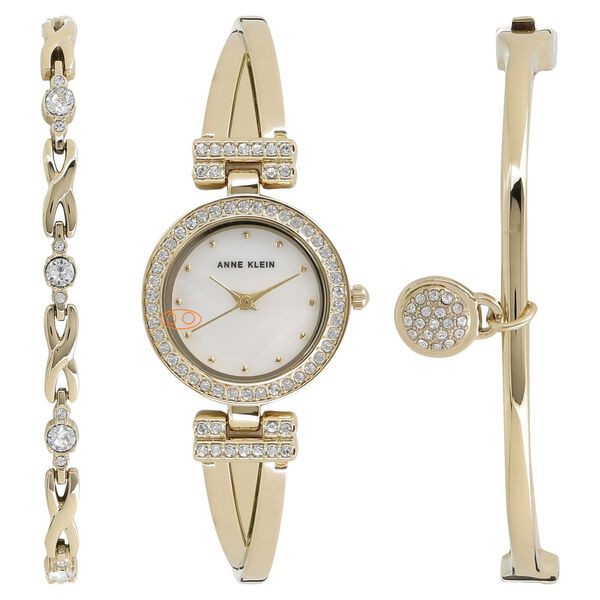 Anne Klein Quartz Analog White Dial Metal Strap Watch for Women - image number 0