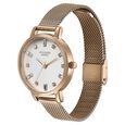 Sonata Poze Quartz Analog White Dial Mesh Strap Watch for Women - image number 3