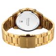 Sonata Multifunction Green Dial Golden Metal Strap Watch For Men - image number 6