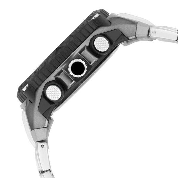 Fastrack Hitlist Quartz Analog Digital Dial Stainless Steel Strap Watch for Guys - image number 3