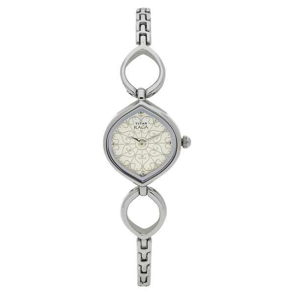 Titan Raga Silver Dial Women Watch With Metal Strap - image number 0