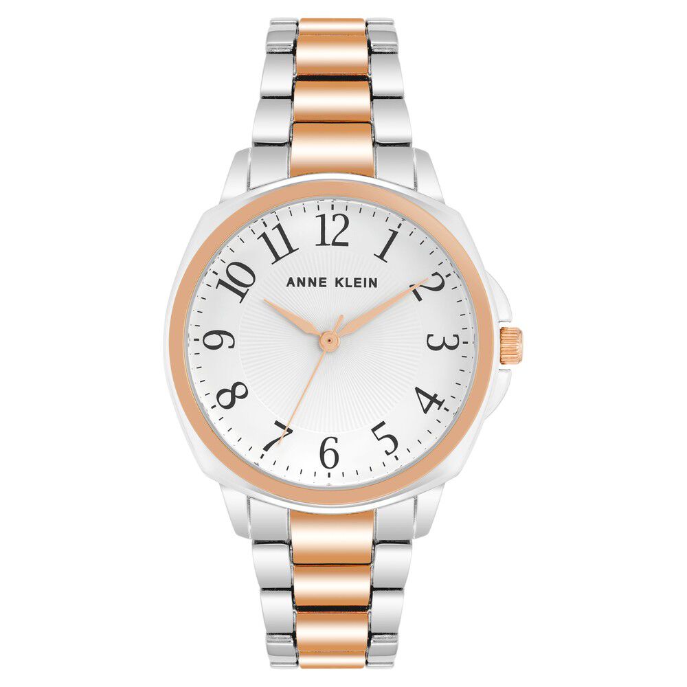 Anne Klein Quartz Analog White Dial Ceramic Strap Watch for Women