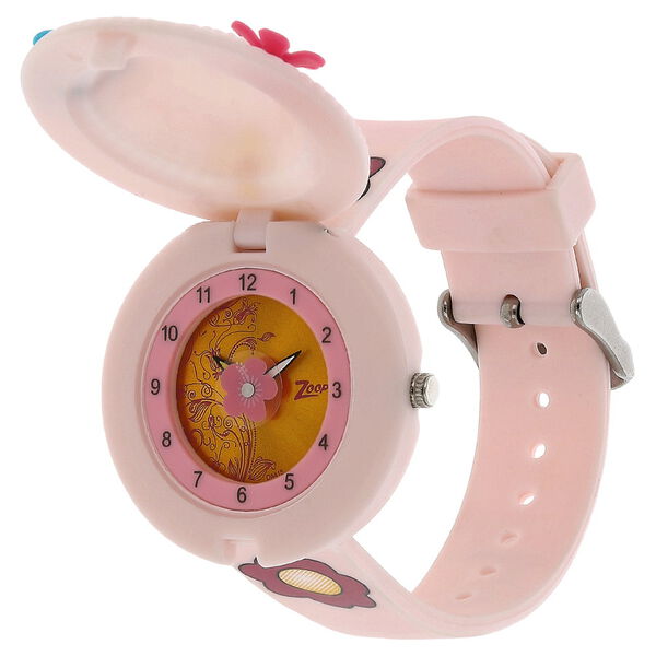 Zoop By Titan Quartz Analog Golden Dial PU Strap Watch for Kids - image number 1
