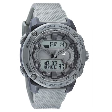 Fastrack Streetwear Grey Dial with Grey Colour Strap Watch for Guys