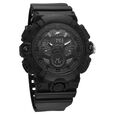 SF Analog Digital Orange Dial PU Strap Watch For Men