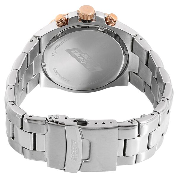 Titan Octane Black Dial Chrono Stainless Steel Strap watch for Men - image number 3