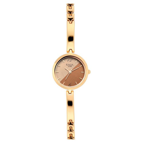 Titan Raga Viva Bicolour Dial Women Watch With Metal Strap - image number 5