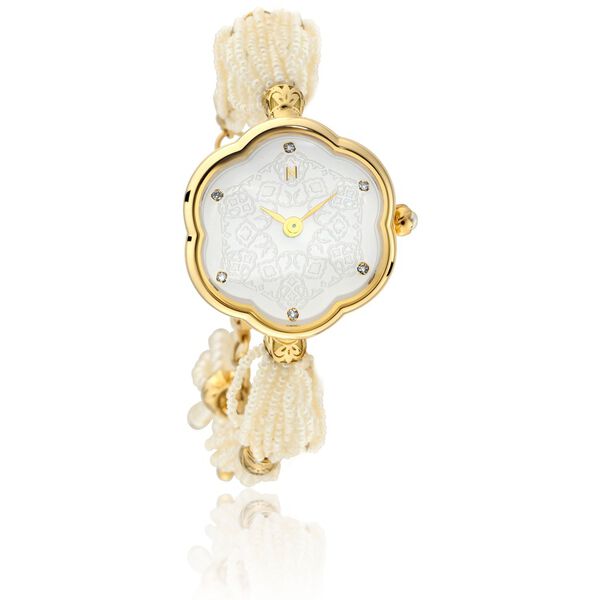 Titan Nebula Deccan Treasures Quartz Analog 18 Karat Solid Gold Watch for Women - image number 0