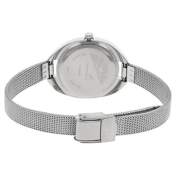 Fastrack Quartz Analog Blue Dial Metal Strap Watch for Girls