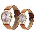 Sonata Pairs Quartz Analog Multicoloured Dial Leather Strap Watch for Couple - image number 1