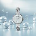 Poze By Sonata Quartz Analog Mother of Pearl Dial Two Toned Metal Strap Watch For Women