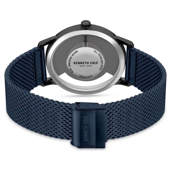 Kenneth Cole Quartz Analog Blue Dial Stainless Steel Strap Watch for Men - image number 4