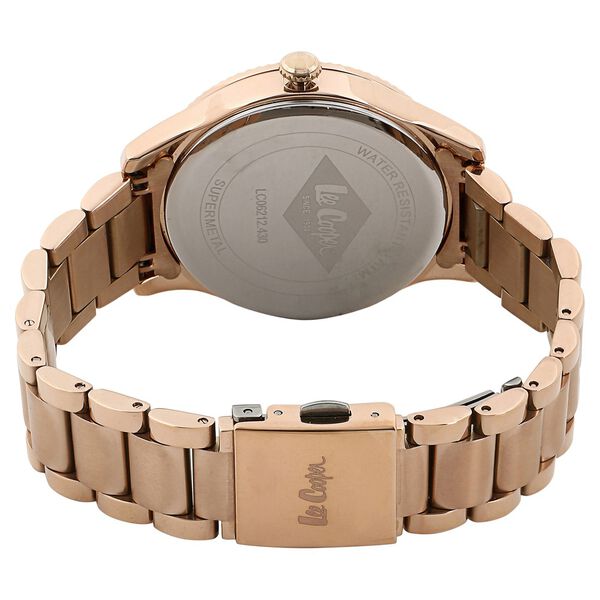 Lee Cooper Quartz Multifunction Silver Dial Metal Strap Watch for Women - image number 3