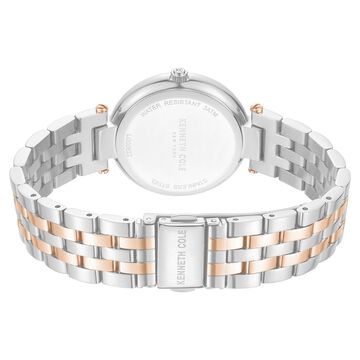 Kenneth Cole Quartz Analog Silver Dial Stainless Steel Strap Watch For Women