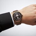 Titan Stellar Analog with Dual Moon Phase and Brown Dial IP Bronze Stainless Steel Strap Watch for Men - image number 7