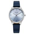 Titan Neo Quartz Analog Blue Dial Blue Leather Strap Watch For Women