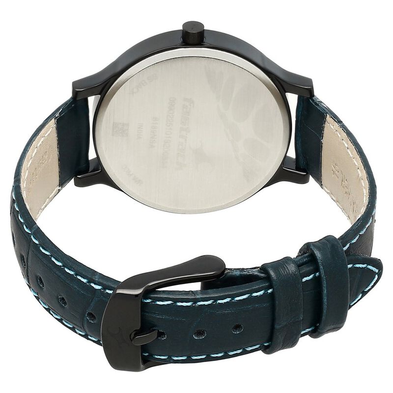 Fastrack Road Trip Quartz Analog Blue Dial Leather Strap Watch for Girls - image number 4