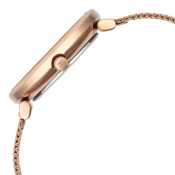 Titan Purple Stackables Quartz Analog Pink Dial Stainless Steel Strap Watch for Women - image number 3