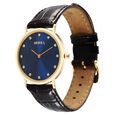 Titan Nebula Vintage 18k Gold Analog with Diamond Studded Indices Watch for Men - image number 2