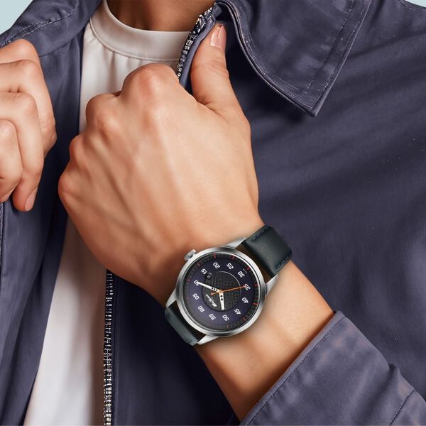 Titan Octane Quartz Analog with Date Blue Dial With Blue Leather Strap Watch For Men - image number 4