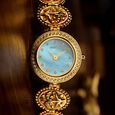 Titan Nebula Ajanta and Ellora 18k Gold Analog with Diamonds Watch for Women - image number 4