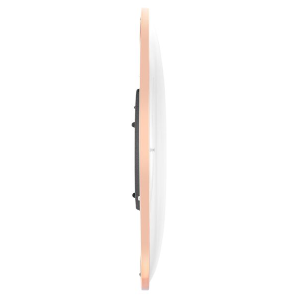 Titan Metallic Wall Clock White Dial with Silent Sweep Technology and Rose Gold Frame - 40.0 cm x 40.0 cm (Large) - image number 3