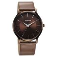 Sonata Aspire Quartz Analog Green Dial Leather Strap Watch for Men